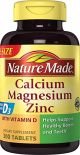 Calcium-Mag-Zinc Tablet 300ct Nat Made