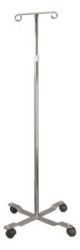 IV Stand Lumex® Select Care 2-Hook Four Caster wheels 27.5