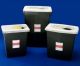RCRA Waste Container SharpSafety 5QT Black w/ White Lid