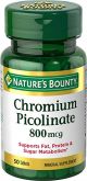 Chromium Picol 800mcg Tab 50/ct