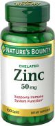 Zinc 50mg Chelated Tab 100ct