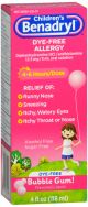 Benadryl Kids Allergy Liq Dye Free BBL 4oz