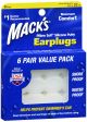 Macks Ear Plug Pillow Soft White NRR22