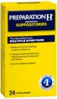 Preparation H Suppository 24ct