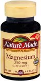 Magnesium Oxide 250mg Tab 100ct NatureMade