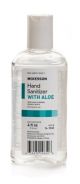 Hand Sanitizer with Aloe 4 oz. Alcohol (Ethyl) Gel Bottle