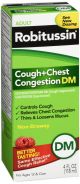 Robitussin DM Cough Chest Congestion Liq 4oz