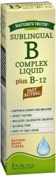 NT Vitamin B-Complex + B-12 Sublingual Liq 2 oz