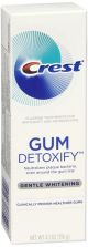 Crest Gum Detoxify Gentle White Toothpaste 4.1oz