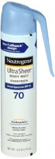 Neutrogena Ultra Sheer SPF70 Spray 5oz