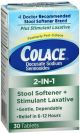 Colace 2-in-1 Tablets 30ct