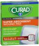 Curad Super Absorb N-A Wound Pad 4x4 10ct