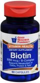 GNP Biotin 5000mcg Cap 60ct