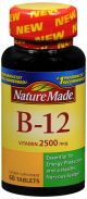 Nature Made Vitamin B12 2500mcg Tab 60ct