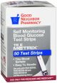 GNP True Metrix Test Strip Medi 50ct