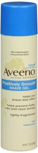 Aveeno Shave Gel Positively Smooth 7oz