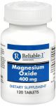 Magnesium Oxide 400mg Tab 120ct