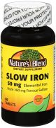 Iron Slow Release Tab 60ct Nat Blend