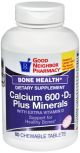 GNP Calcium+D + Mineral 600mg Chew 60ct