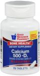 Gnp Calcium+D 500mg Tab 75ct