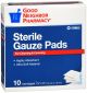 GNP Sterile 3X3in Pad 10ct