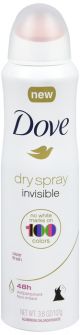 Dove AP Dry Spray Clear Deo 3.8oz