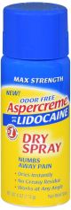 Aspercreme Lidocaine Dry Spray 4oz