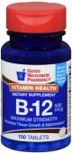 GNP Vit B-12 500mcg Tab 100ct