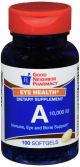 GNP Vit A 10K IU Softgel Cap 100ct