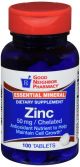 GNP Zinc 50mg Tab 100ct