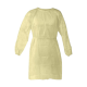 Gown Isolation Fluid Resistant Univ, Yellow 10/5/Cs