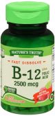 NT Vitamin B-12 2,500 mcg + Folic Acid 60 Fast Dis Tabs
