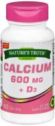 NT Calcium 600mg plus Vitamin D3 60 Tablets