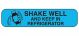 Shake Well and Keep In Refrigerator Labels 1000ct
