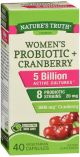 NT Women's Probiotic + Cranberry 3000mg (5 Bill) Veggie Caps