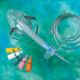 Air Entrainment Oxygen Mask Select-A-Vent® Venturi Style Adult st Head Strap / Nose Clip