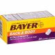 Bayer Aspirin Xstr Caplet Back Body 24ct