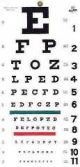 Snellen Eye Test Chart 20' Distance 22